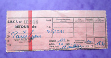 Ticket billet papier d'occasion  Sassenage