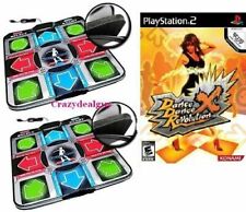 Jogo de dança DDR X Playstation 2 PS2 USADO + 2 x novos tapetes de espuma Deluxe V2 comprar usado  Enviando para Brazil