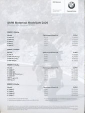 Bmw preisliste 2009 gebraucht kaufen  Gladbeck