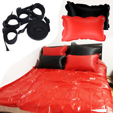 Bed Sheet King Size Rubber Fitted Waterproof Couples Love Sex Inflatable Pillow, used for sale  Shipping to South Africa