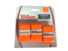 Pontuação!!!  Raquete de tênis Wilson Pro Comfort overgrip laranja aderência de feltro elástica, usado comprar usado  Enviando para Brazil