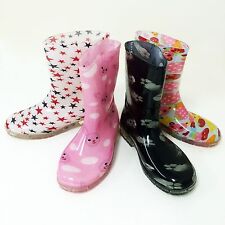 Novas botas de chuva Infantil Cores de impressão Crianças Meninos E Meninas Neve Slip-on, Tamanhos: 11-3 comprar usado  Enviando para Brazil