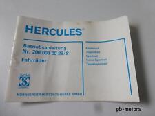 Hercules betriebsanleitung fah gebraucht kaufen  Ibbenbüren