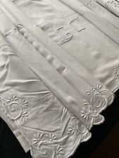 Drap lin broderies d'occasion  Carry-le-Rouet