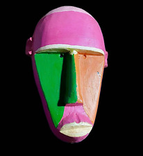 Máscara africana decoración del hogar máscara de aleación colgante africana tallada máscara vintage - 8099 segunda mano  Embacar hacia Argentina