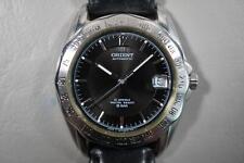 Relógio automático Orient 597704-60 CS mostrador preto 5 barras taquímetro, usado comprar usado  Enviando para Brazil