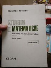 Istituzioni matematiche. parte usato  Matera