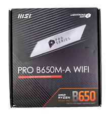 Used, MSI PRO B650M-A WiFi, AM5 MicroATX AMD Motherboard (Please Read) for sale  Shipping to South Africa