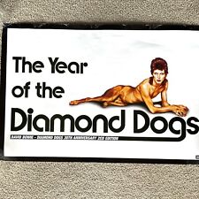 David Bowie The Year Of The Diamond Dogs EMI pôster promocional original do Reino Unido 20" x 30" comprar usado  Enviando para Brazil