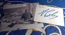 Autograph of Alain Colas Navigator Missing on the Trimaran Manureva, used for sale  Shipping to South Africa