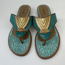 Usado, Tangas Grendha femininas, slip on aqua/azul-petróleo feitas no Brasil tamanho UE 39 EUA 8 8 Aus comprar usado  Enviando para Brazil