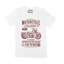 ULTRABASIC Men's T-Shirt Authentic Motorcycle Classic 1957 - Vintage Biker Tee myynnissä  Leverans till Finland