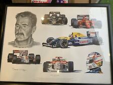 Nigel mansell print for sale  WEDNESBURY