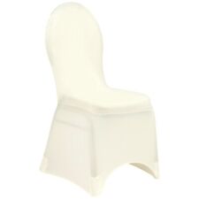 Ivory spandex chair for sale  Shipping to Ireland