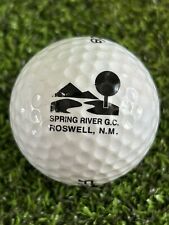 Pelota de golf Spring River con logotipo de campo de golf - Roswell Nuevo México casi nueva segunda mano  Embacar hacia Argentina