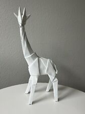 Porcelain Giraffe Figurine Origami Sculpture Large Unique Home Decor for sale  Shipping to South Africa