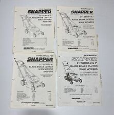 Snapper parts manuals for sale  Alexandria