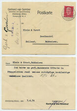76933 - Gerhard van Gember, Samenbau - Rheinberg 7.4.1934 nach Enkhuizen, usado comprar usado  Enviando para Brazil