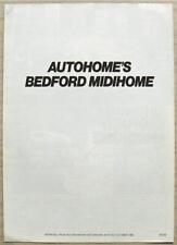 Bedford midihome autohomes for sale  LEICESTER