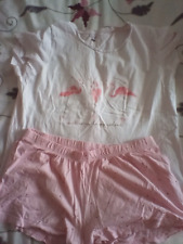 Used, F & F shortie pyjamas flamingos design size 16/18 for sale  Shipping to South Africa
