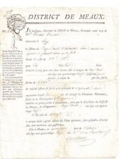 REVOLUÇÃO FRANCESA Antigo Documento de 1793 comprar usado  Brasil 