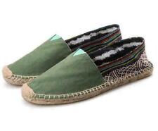 Mocassins casuais masculinos moda étnica costura de lona slip on espadrille  comprar usado  Enviando para Brazil