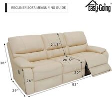 Leather recliner sofa for sale  Saint Cloud