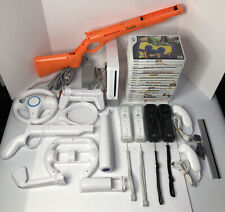 Used, Nintendo Wii Console RVL-001 Bundle 4 Controllers 2 Nun Chuks 17 Games w/Extras! for sale  Shipping to South Africa