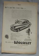 1954 wolseley six for sale  DARWEN