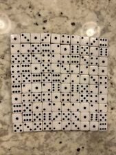 100pc white dice for sale  Sidney