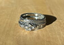 Anillo de serpiente de jardín GUCCI plata esterlina, usado segunda mano  Embacar hacia Argentina