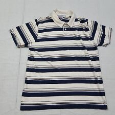 Camisa polo masculina Aeropostale grande branca azul marrom manga curta listrada preppy, usado comprar usado  Enviando para Brazil