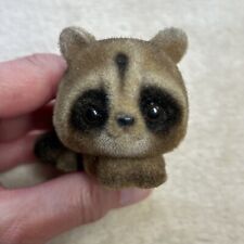 Vintage flocked raccoon. for sale  Shipping to Ireland
