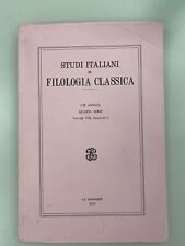 Studi italiani filologia usato  Roma