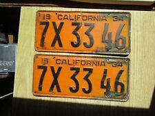 California 1934 license for sale  Lake Panasoffkee