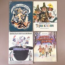 4x Large Illustrated Soviet Russian Language Literature Childrens Books USSR segunda mano  Embacar hacia Argentina