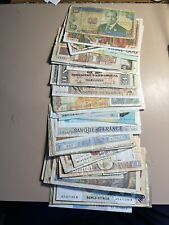 Pieces mixed banknotes, used for sale  BIRMINGHAM