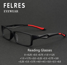 Óculos de leitura quadrado esporte azul luz bloqueio masculino feminino armação completa , usado comprar usado  Enviando para Brazil
