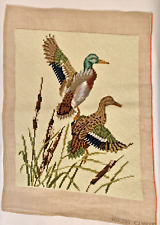Hand embroidered mallard for sale  Hiram