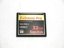 Usado, Excelente tarjeta de memoria flash compacta SanDisk Extreme PRO 32 GB 160 MB/s UDMA 7 segunda mano  Embacar hacia Argentina