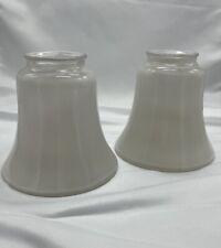 Pair white frosted for sale  Springville