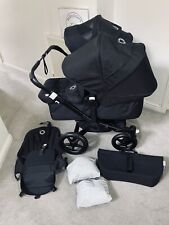 2021 donkey3 All black Bugaboo DUO Double Pram Refurbished Donkey 3 for sale  Shipping to South Africa