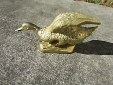 Vtg brass duck for sale  Shipping to Ireland