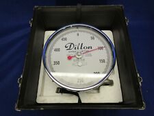 Dillon Dynamometer 500lbs capacidade, divisões de 2 libras, mostrador grande de 10", estojo OEM comprar usado  Enviando para Brazil