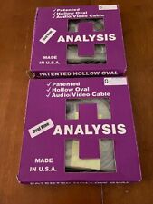 Analysis Plus Oval 9 Purple Speaker Cables (Pair) 10 ft T1 Spade Audiophile for sale  Shipping to South Africa