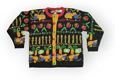 Cardigã raro vintage baía horta preto novidade suéter pequeno comprar usado  Enviando para Brazil