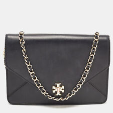 Bolsa corrente Tory Burch couro preto Kira envelope aba comprar usado  Enviando para Brazil