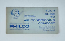 Raro manual de aire acondicionado para automóvil Ford Motor Company Philco Guide de colección década de 1950 segunda mano  Embacar hacia Argentina