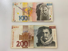 Banconote slovenia 100 usato  Milano