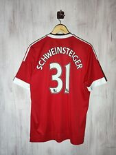 Manchester United 2015 2016 Home Talla L Adidas Camiseta Kit Camiseta Schweinsteiger segunda mano  Embacar hacia Argentina